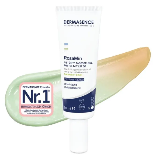 DERMASENCE RosaMin getönte Tagespfl.mittel LSF 50 30 ml