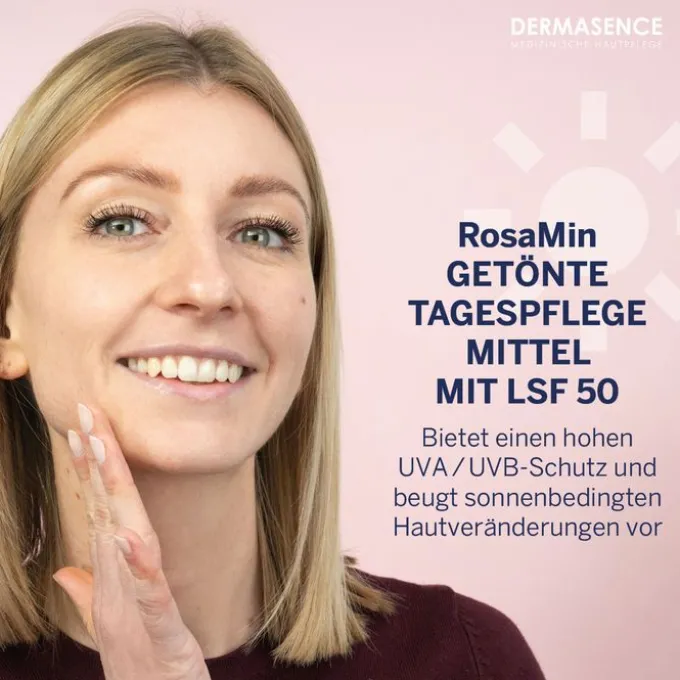 DERMASENCE RosaMin getönte Tagespfl.mittel LSF 50 30 ml