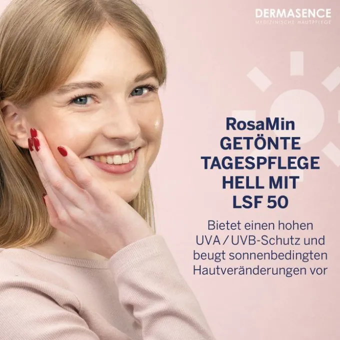 DERMASENCE RosaMin getönte Tagespfl.hell LSF 50 30 ml