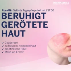 DERMASENCE RosaMin getönte Tagespfl.hell LSF 50 30 ml