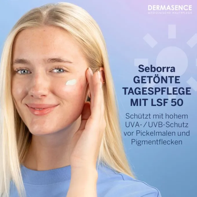 DERMASENCE Seborra Getönte Tagespflege mit LSF 50 30 ml