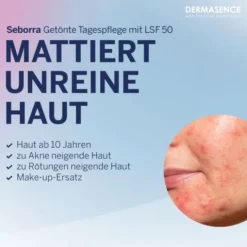 DERMASENCE Seborra Getönte Tagespflege mit LSF 50 30 ml