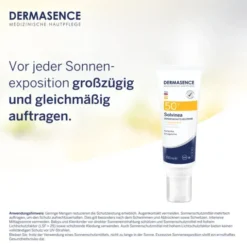 DERMASENCE Solvinea Sonnenschutz-Gelcreme LSF 50+ 100 ml