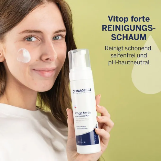 DERMASENCE Vitop forte Reinigungsschaum 200 ml