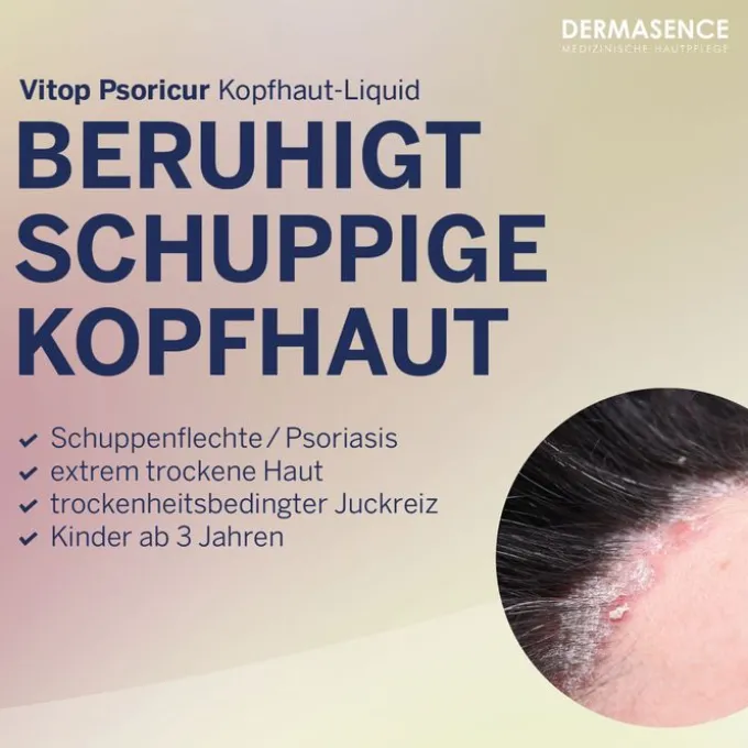DERMASENCE Vitop Psoricur Kopfhaut-Liquid 75 ml