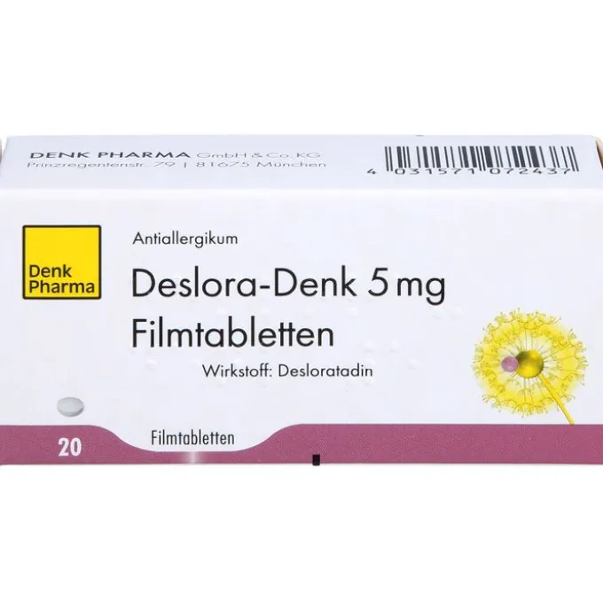 DESLORA-Denk 5 mg Filmtabletten 20 St