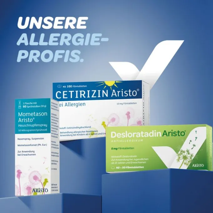 DESLORATADIN Aristo 5 mg Filmtabletten 20 St