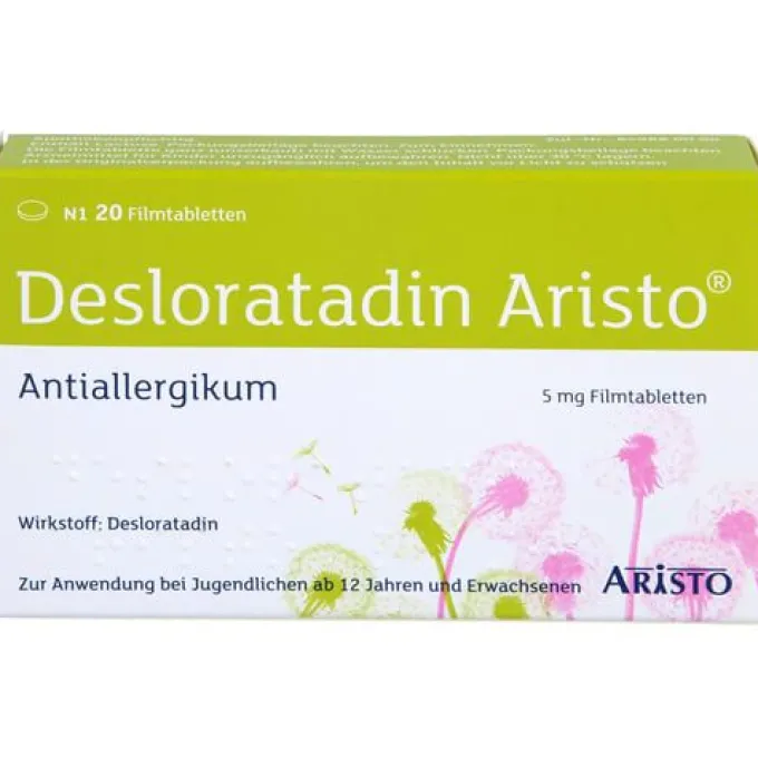 DESLORATADIN Aristo 5 mg Filmtabletten 20 St