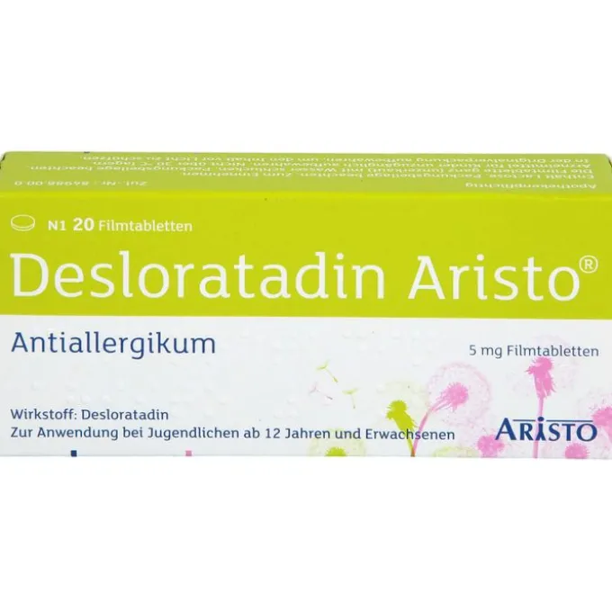 DESLORATADIN Aristo 5 mg Filmtabletten 20 St
