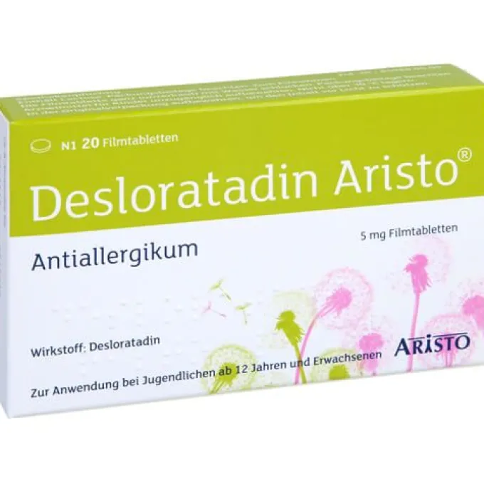 DESLORATADIN Aristo 5 mg Filmtabletten 20 St