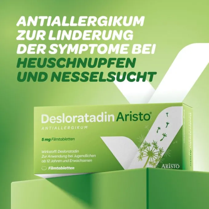 DESLORATADIN Aristo 5 mg Filmtabletten 20 St