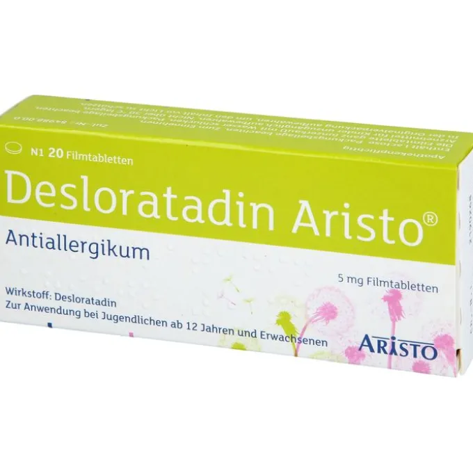 DESLORATADIN Aristo 5 mg Filmtabletten 20 St