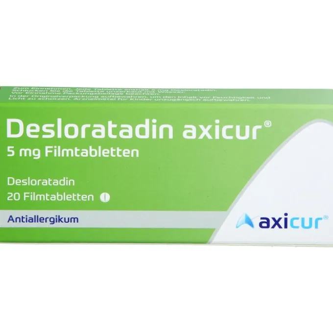 DESLORATADIN axicur 5 mg Filmtabletten 20 St