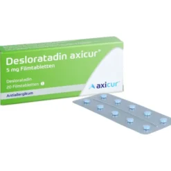 DESLORATADIN axicur 5 mg Filmtabletten 20 St