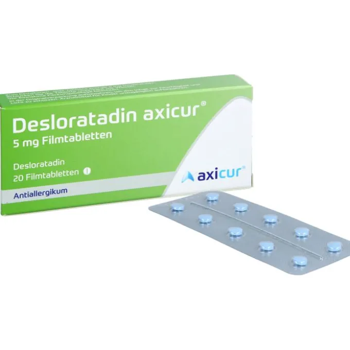 DESLORATADIN axicur 5 mg Filmtabletten 20 St