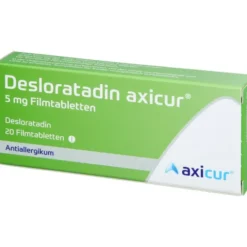 DESLORATADIN axicur 5 mg Filmtabletten 20 St