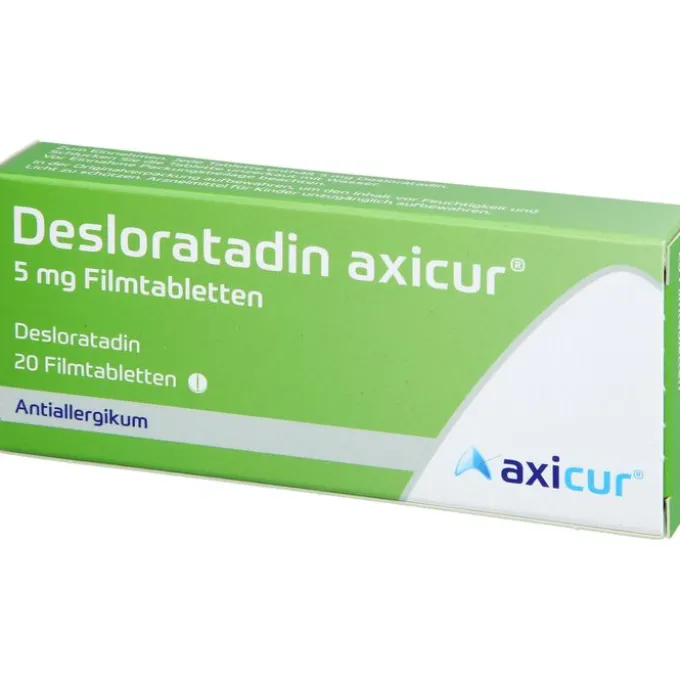 DESLORATADIN axicur 5 mg Filmtabletten 20 St