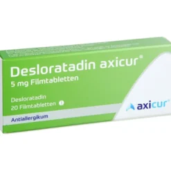 DESLORATADIN axicur 5 mg Filmtabletten 20 St