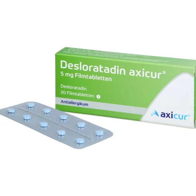 DESLORATADIN axicur 5 mg Filmtabletten 20 St