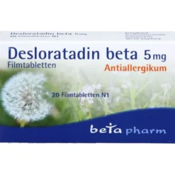 DESLORATADIN beta 5 mg Filmtabletten 20 St