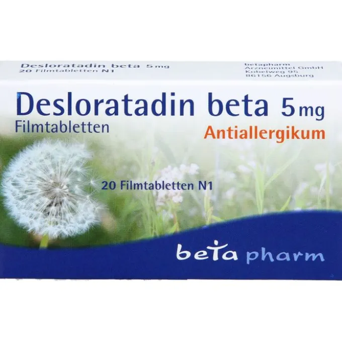 DESLORATADIN beta 5 mg Filmtabletten 20 St