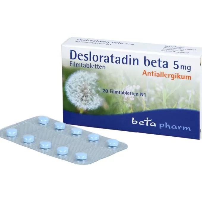 DESLORATADIN beta 5 mg Filmtabletten 20 St