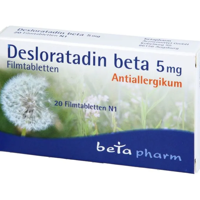 DESLORATADIN beta 5 mg Filmtabletten 20 St