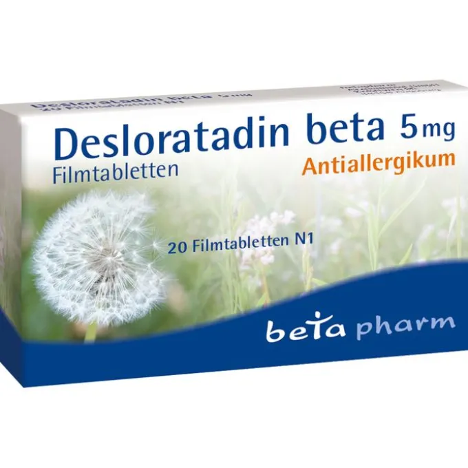 DESLORATADIN beta 5 mg Filmtabletten 20 St