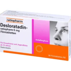DESLORATADIN-ratiopharm 5 mg Filmtabletten 50 St