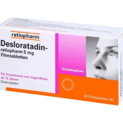 DESLORATADIN-ratiopharm 5 mg Filmtabletten 50 St