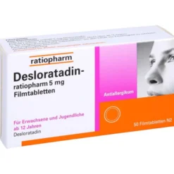 DESLORATADIN-ratiopharm 5 mg Filmtabletten 50 St