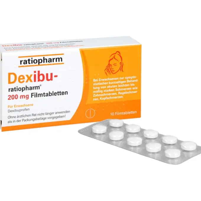 DEXIBU-ratiopharm 200 mg Filmtabletten 10 St