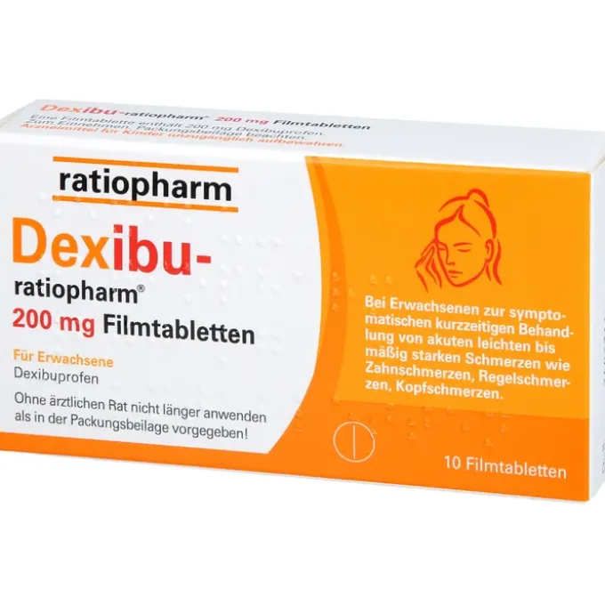 DEXIBU-ratiopharm 200 mg Filmtabletten 10 St