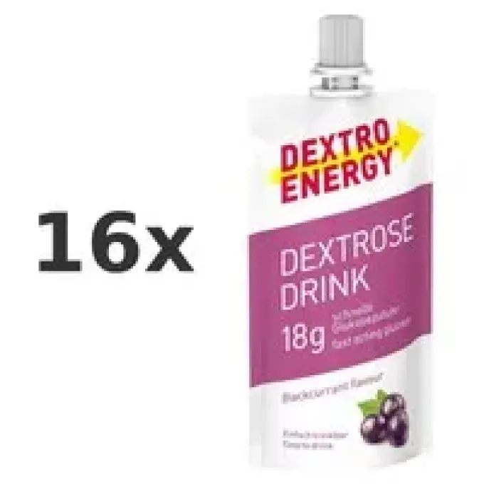 DEXTRO ENERGY Dextrose Drink blackcurrant 16x50ml