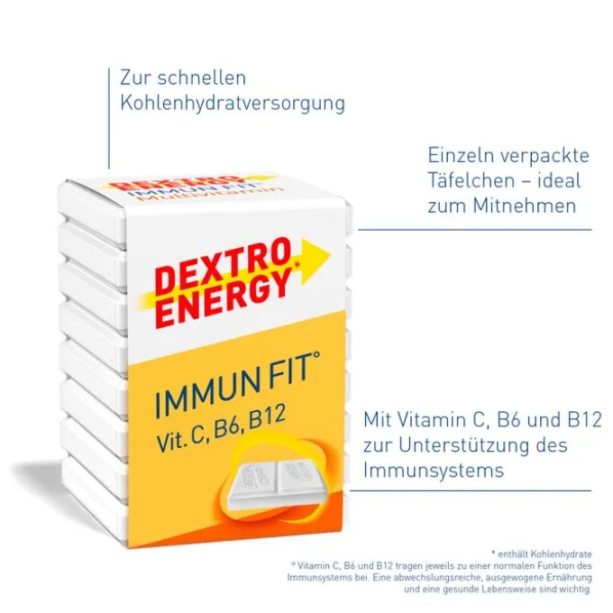 DEXTRO ENERGY ImmunFit Würfel 1Stück