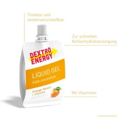DEXTRO ENERGY Sports Nutr.Liquid Gel Orange 60 ml