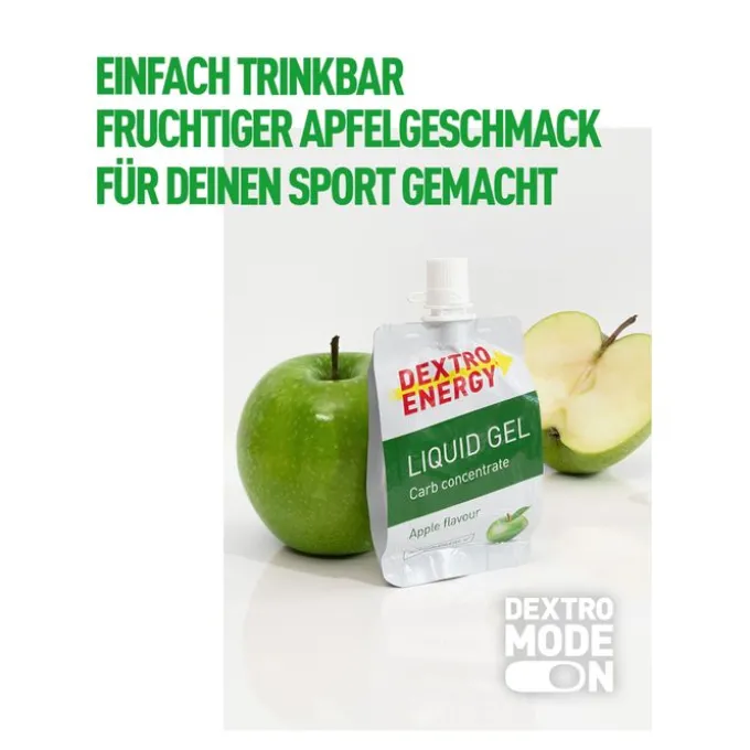 DEXTRO ENERGY Sports Nutr.Liquid Gel Apple 60 ml