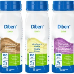 DIBEN DRINK Mischkarton 1.5 kcal/ml Trinkflasche Trinknahrung 24X200 ml