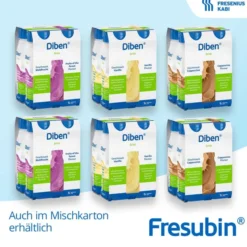 DIBEN DRINK Mischkarton 1.5 kcal/ml Trinkflasche Trinknahrung 24X200 ml