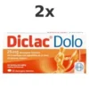 DICLAC Dolo 25 mg überzogene Tabletten Set 2x 20St