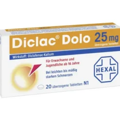 DICLAC Dolo 25 mg überzogene Tabletten 20 St