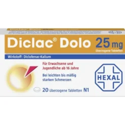 DICLAC Dolo 25 mg überzogene Tabletten 20 St