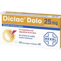 DICLAC Dolo 25 mg überzogene Tabletten 20 St