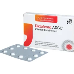 DICLOFENAC ADGC 25 mg Filmtabletten 10 St