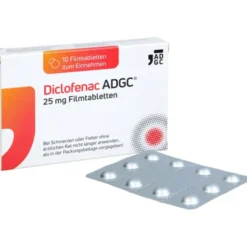 DICLOFENAC ADGC 25 mg Filmtabletten 10 St