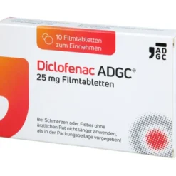 DICLOFENAC ADGC 25 mg Filmtabletten 10 St