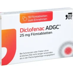 DICLOFENAC ADGC 25 mg Filmtabletten 10 St