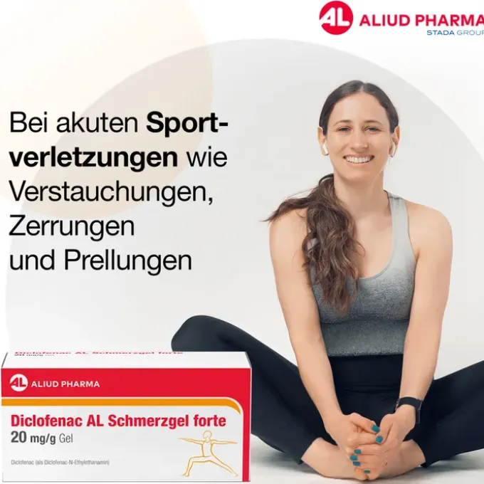 DICLOFENAC AL Schmerzgel forte 20 mg/g 100 g