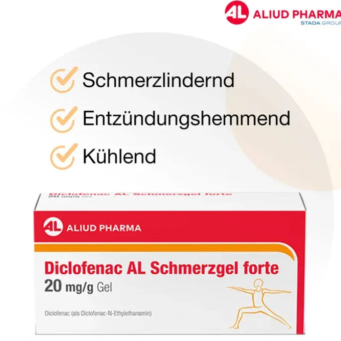 DICLOFENAC AL Schmerzgel forte 20 mg/g 100 g