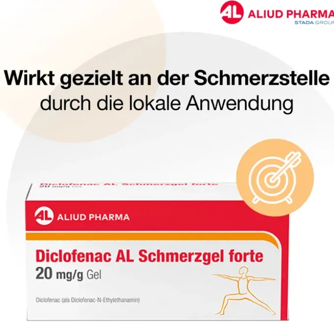 DICLOFENAC AL Schmerzgel forte 20 mg/g 100 g
